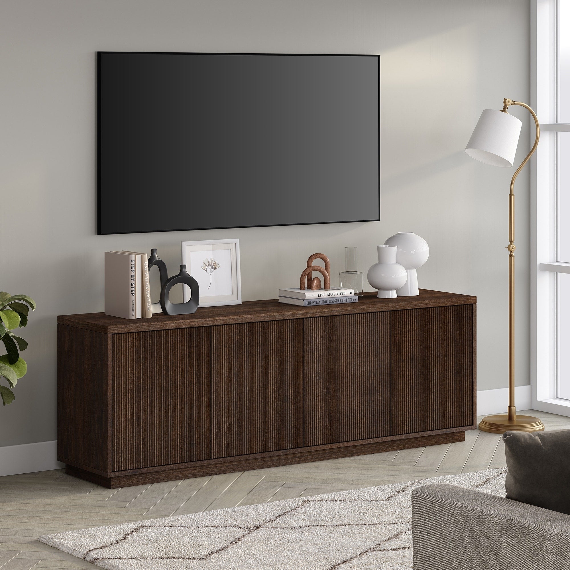Hanson Rectangular TV Stand for TV's up to 75