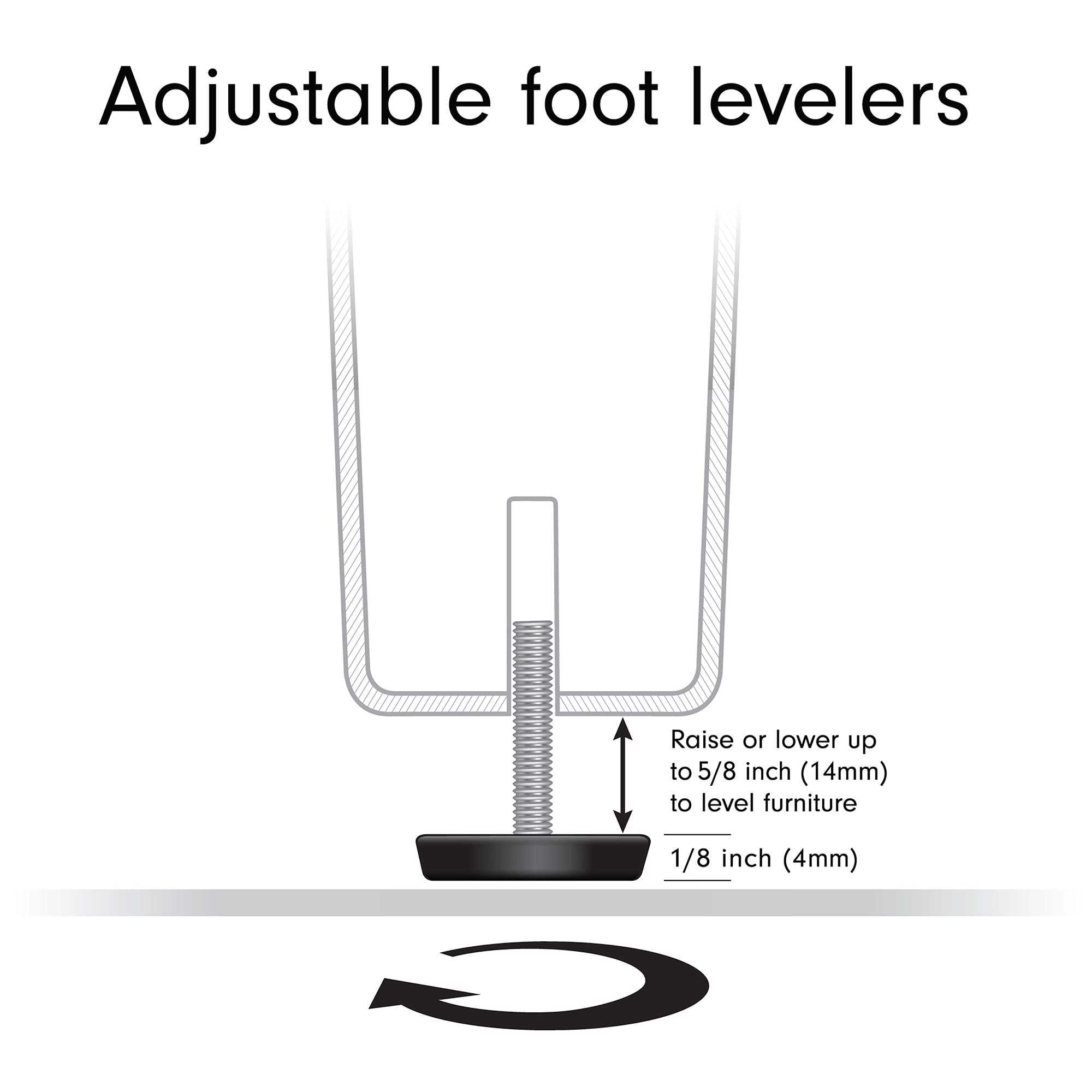 Hanson Rectangular TV Stand for TV's up to 75