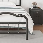 14 In High Heavy Duty Metal Bed Frame with Vintage Style, Supports Up To 2500lbs, Easy Assembly and No Squeak