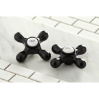 Kingston Brass Heritage Bridge Kitchen Faucet with Brass Sprayer