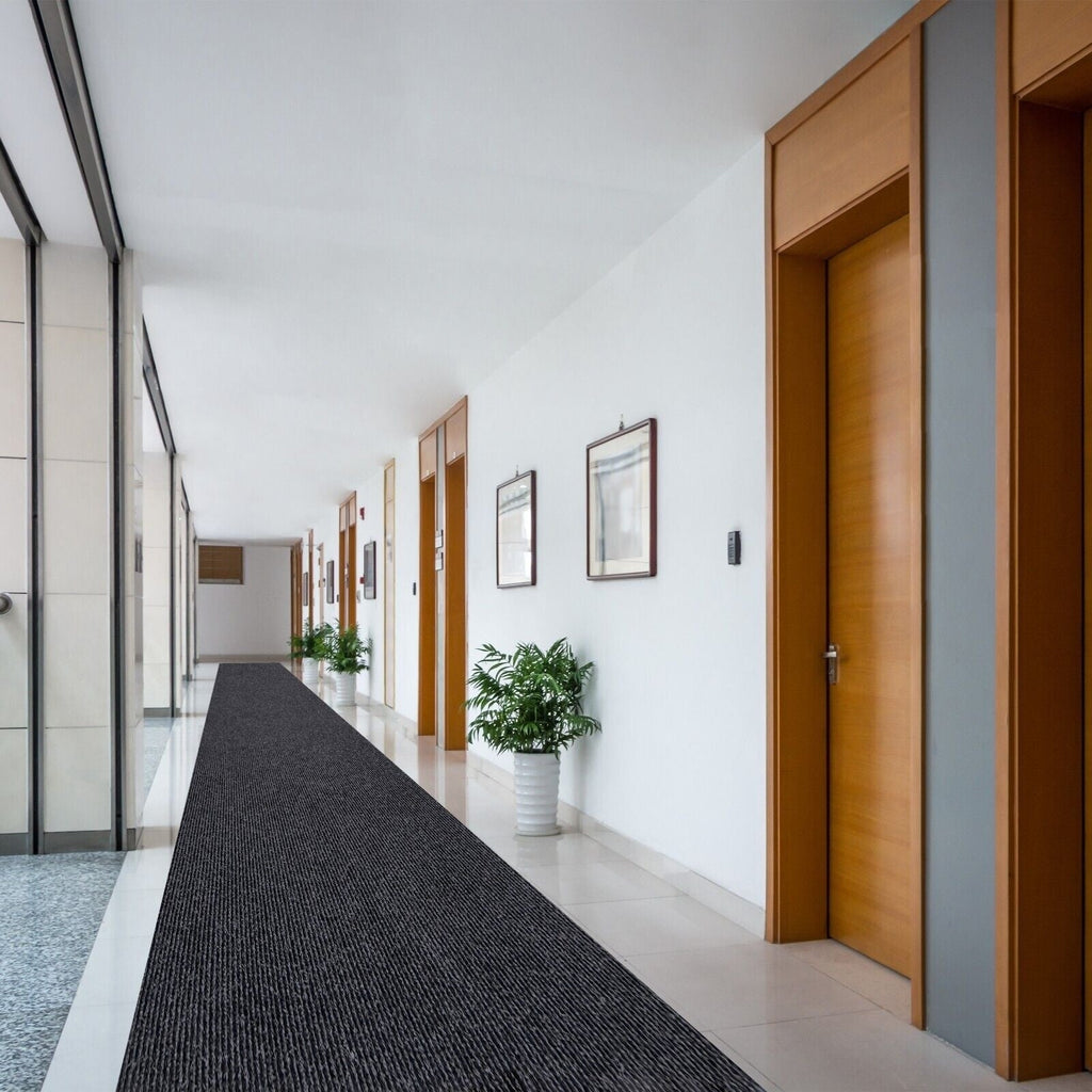 High-Quality Indoor/Outdoor Custom Size Carpet Runner Rug with Non-Slip PVC Backing 36'' wide x your choice of lenght