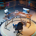 Homall L-Shaped Gaming Desk Computer Corner Desk Office Writing Desk