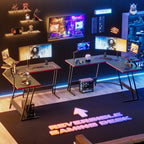 Homall L-Shaped Gaming Desk Computer Corner Desk Office Writing Desk