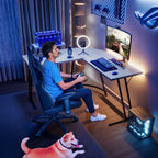 Homall L-Shaped Gaming Desk Computer Corner Desk Office Writing Desk