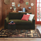 Home Dynamix Buffalo Bear Rustic Area Rug