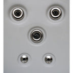 Home and Garden 5-person 51-jet Spa with Stainless Jets and Ozone - 80x80x34