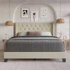 Homer Tufted Upholstered Panel Bed