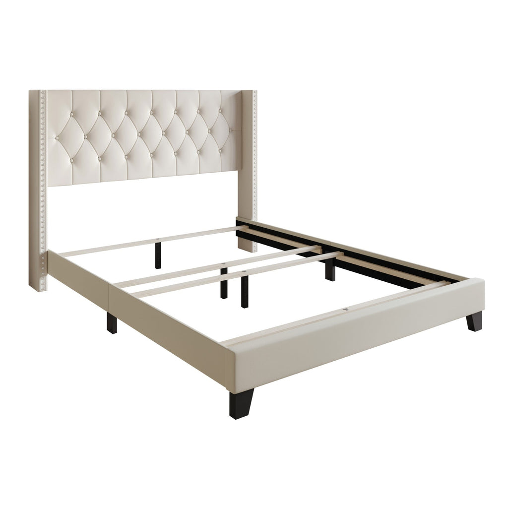 Homer Tufted Upholstered Panel Bed