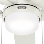 Hunter 52 Anisten Low Profile Ceiling Fan with LED Light and Pull Chain - Modern, Contemporary, Transitional