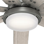 Hunter WiFi Whittington Ceiling Fan with LED Light, Handheld Remote - Windmill - Industrial, Farmhouse, Rustic - SMART FAN!