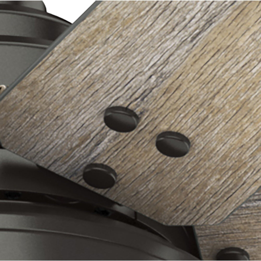 Hunter WiFi Whittington Ceiling Fan with LED Light, Handheld Remote - Windmill - Industrial, Farmhouse, Rustic - SMART FAN!