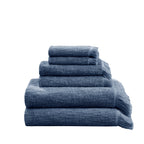 INK+IVY Atlas Cotton Dobby Slub 6 Piece Towel Set