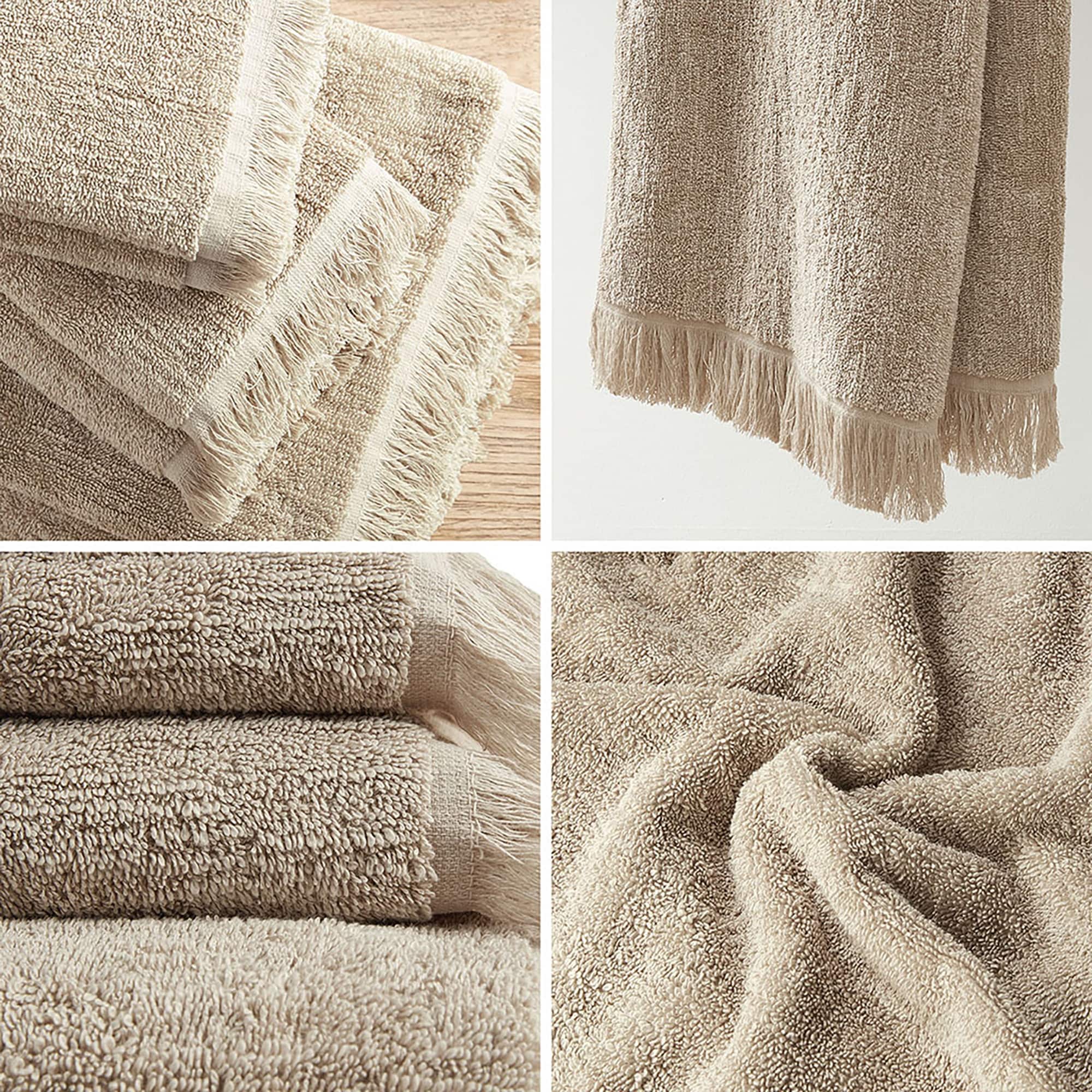 INK+IVY Atlas Cotton Dobby Slub 6 Piece Towel Set