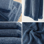 INK+IVY Atlas Cotton Dobby Slub 6 Piece Towel Set