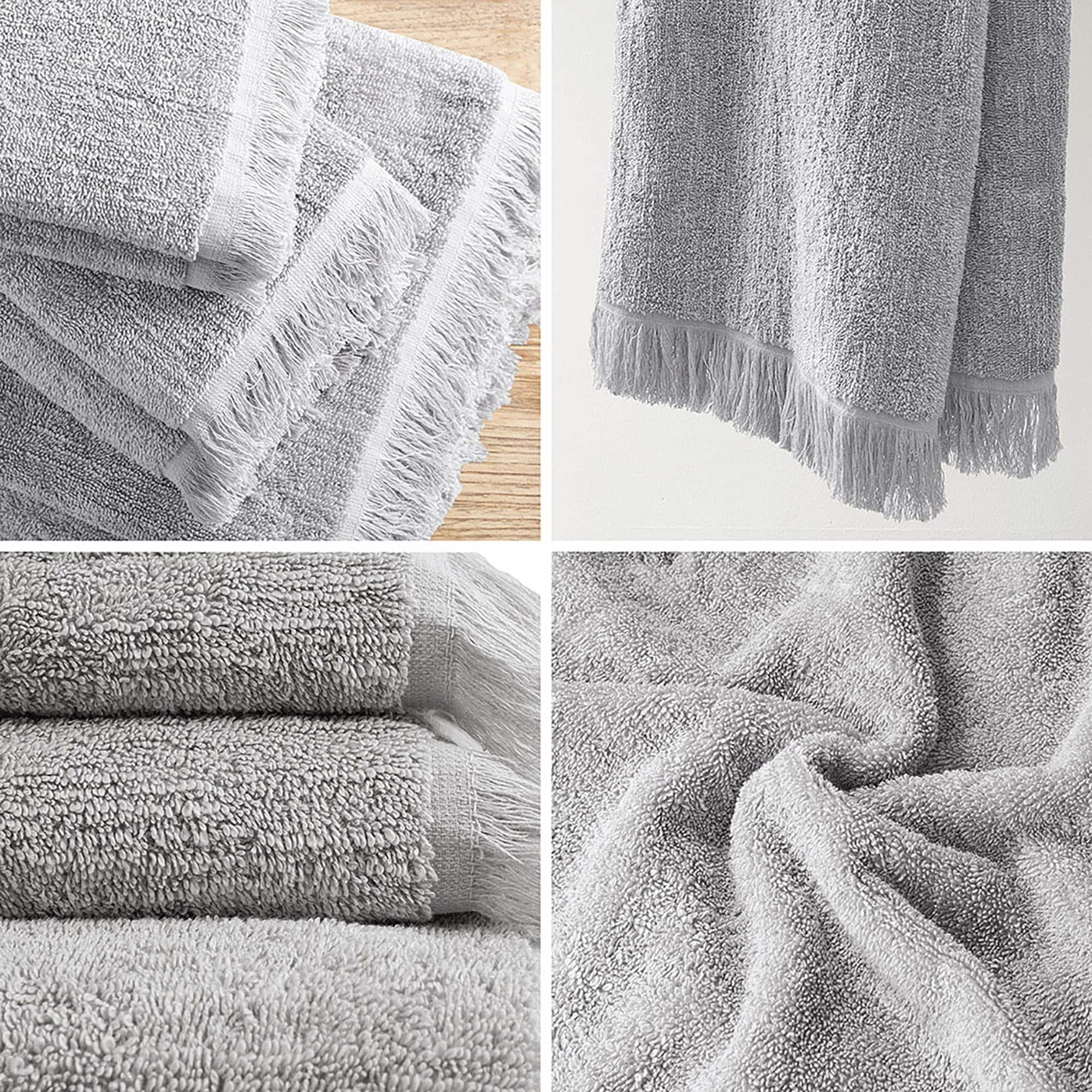 INK+IVY Atlas Cotton Dobby Slub 6 Piece Towel Set