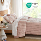 INK+IVY Imani Cotton Printed Comforter Set with Chenille