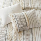 INK+IVY Imani Cotton Printed Comforter Set with Chenille