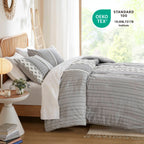 INK+IVY Imani Cotton Printed Comforter Set with Chenille