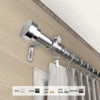 InStyleDesign Beret 1 inch Diameter Adjustable Curtain Rod