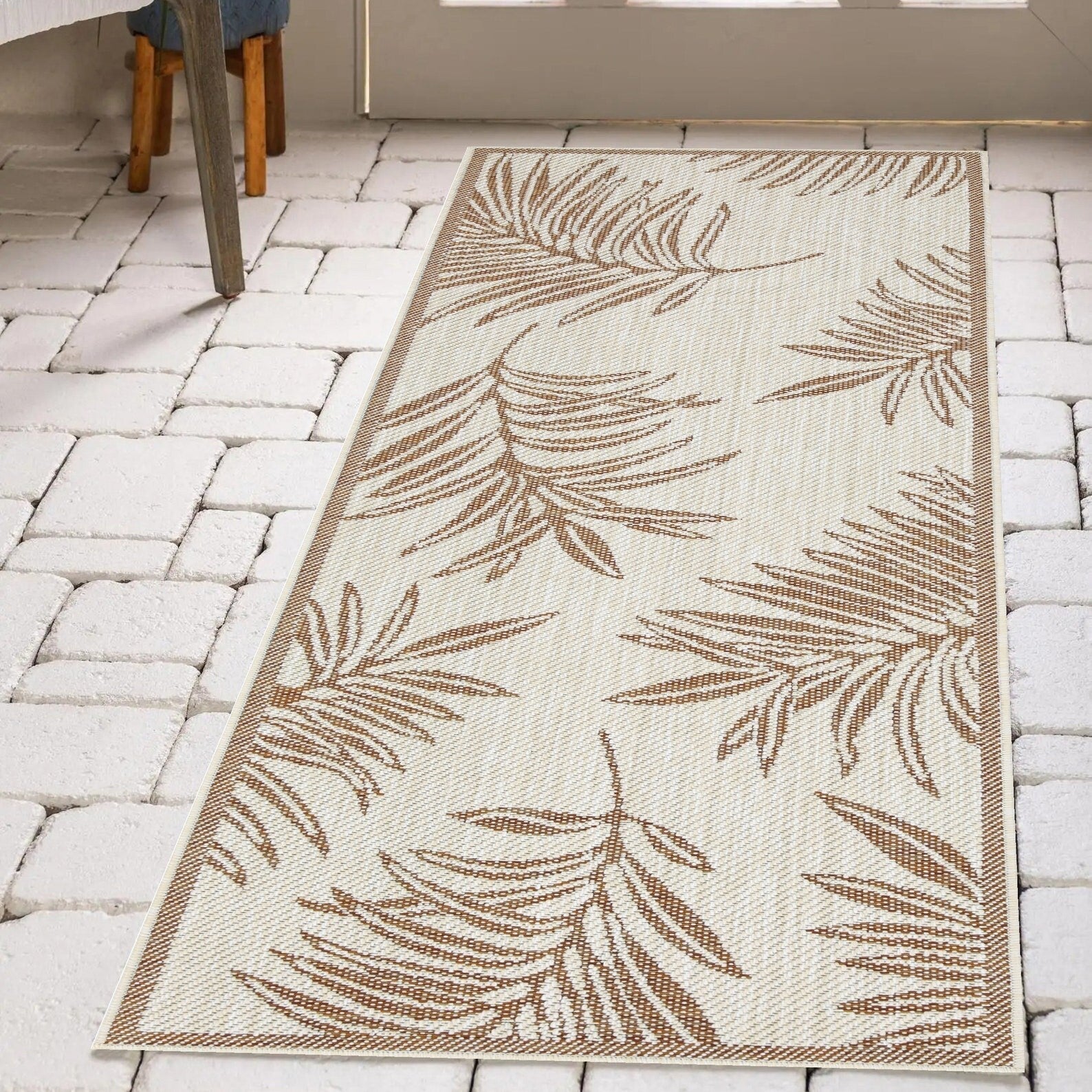Indoor/Outdoor Area Rug/ Runner/ Doormat -Machine Washable, Weather and UV Resistant-Waterproof-Liana