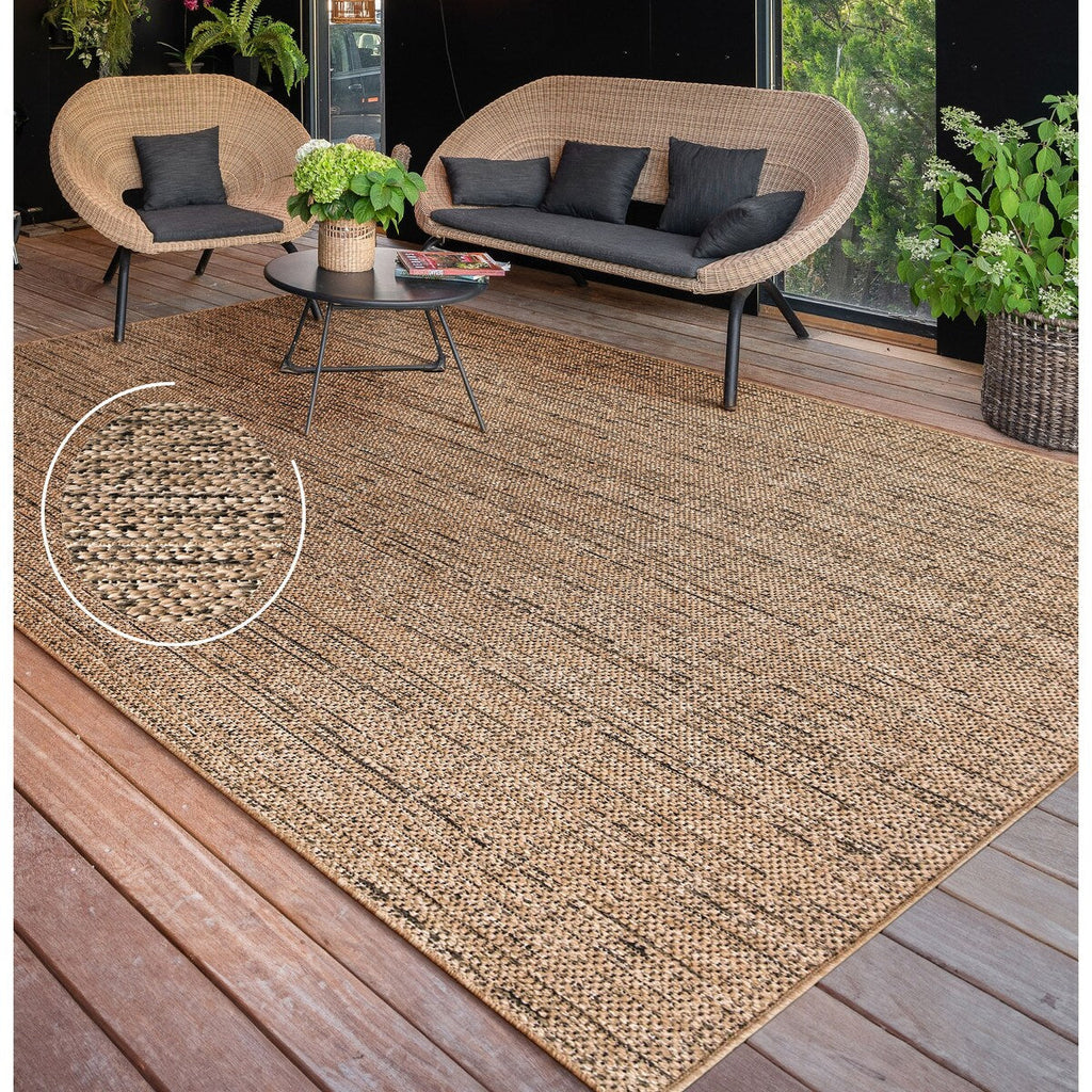 Indoor & Outdoor Rug in Mottled Nature Look