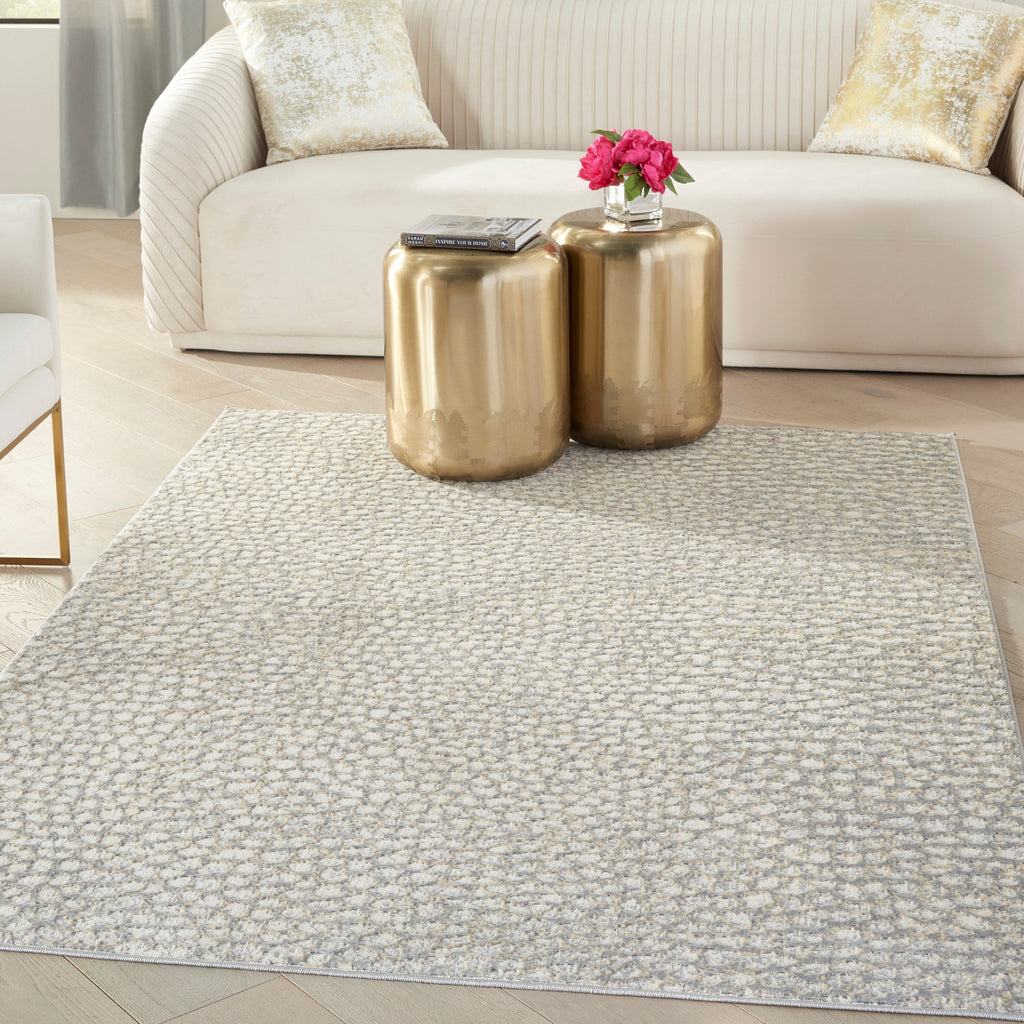 Nourison Joli Modern Abstract Pebble Area Rug