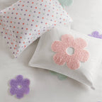 Intelligent Design Kids Madeline Floral Reversible Tufted Chenille Duvet Cover Set