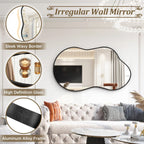 Irregular Wall Mirror Asymmetrical Decorative Wall Mirror