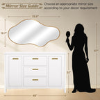 Irregular Wall Mirror Decorative Asymmetrical Wall Mirror