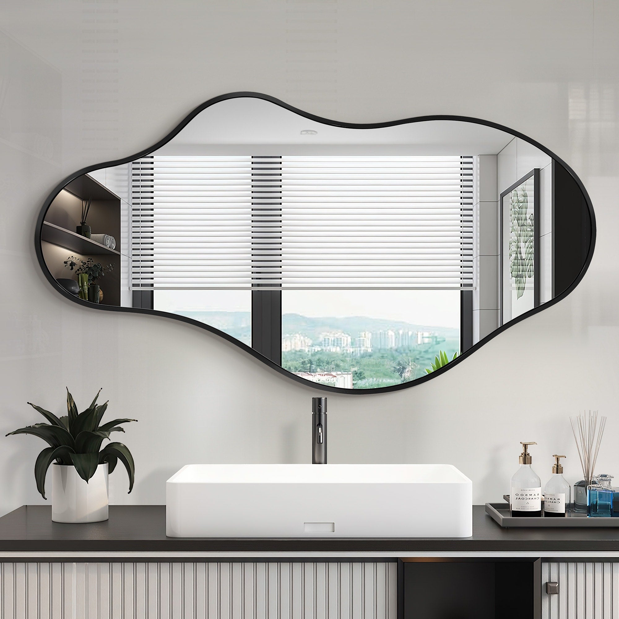 Irregular Wall Mirror Decorative Asymmetrical Wall Mirror