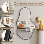 Irregular Wall Mirror Decorative Asymmetrical Wall Mirror