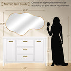 Irregular Wall Mirror Decorative Asymmetrical Wall Mirror