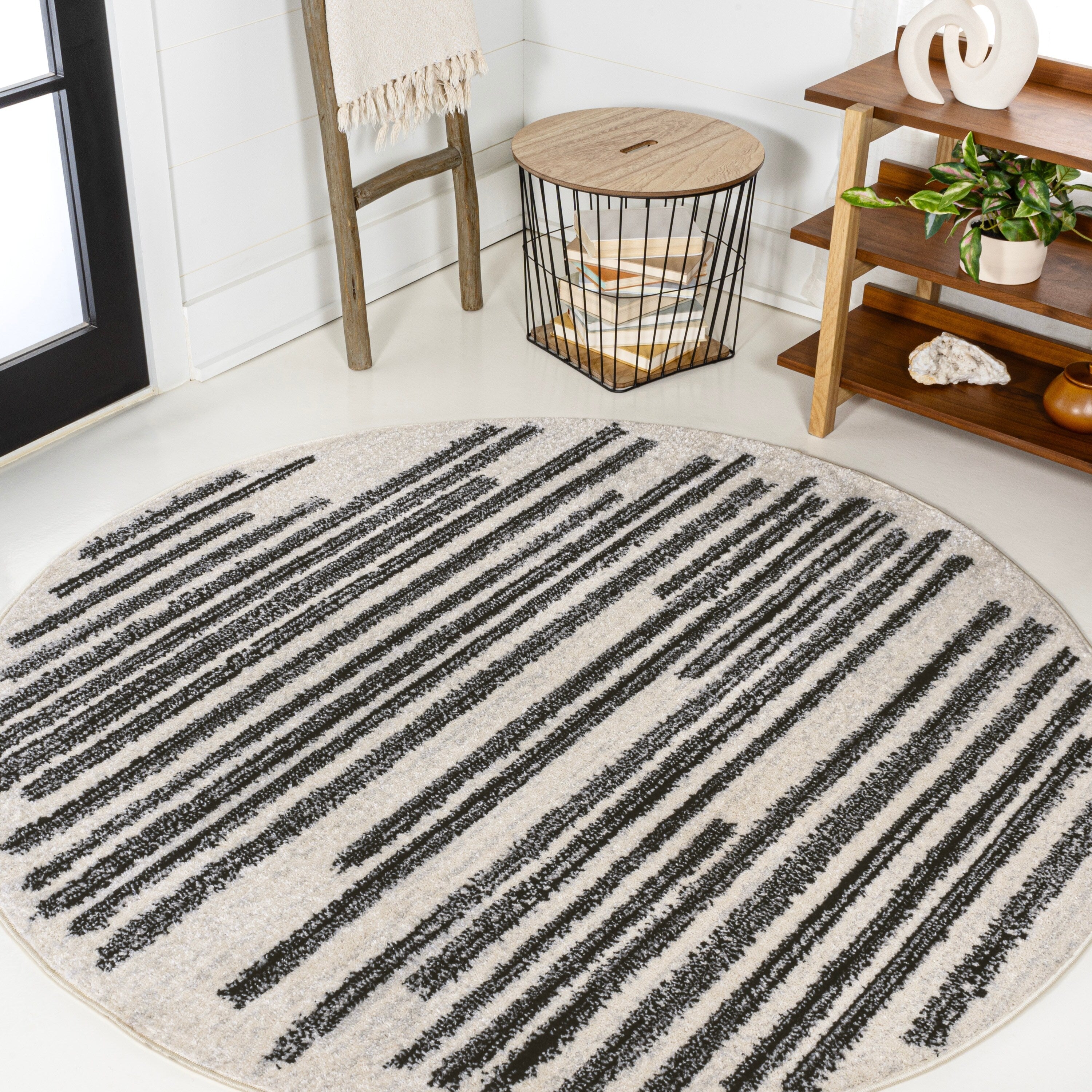 JONATHAN Y Aksil Modern Berber Stripe Area Rug