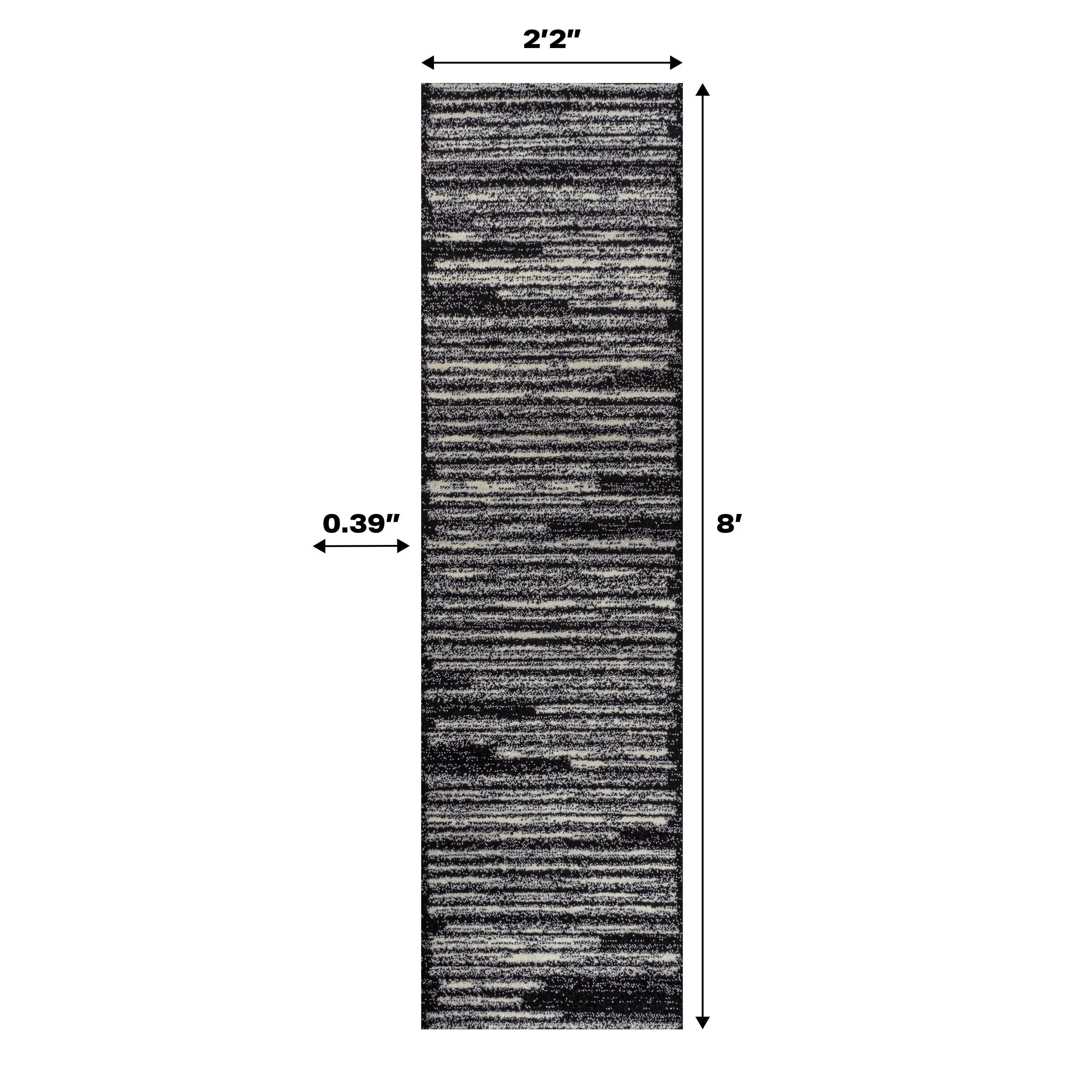 JONATHAN Y Aksil Modern Berber Stripe Area Rug