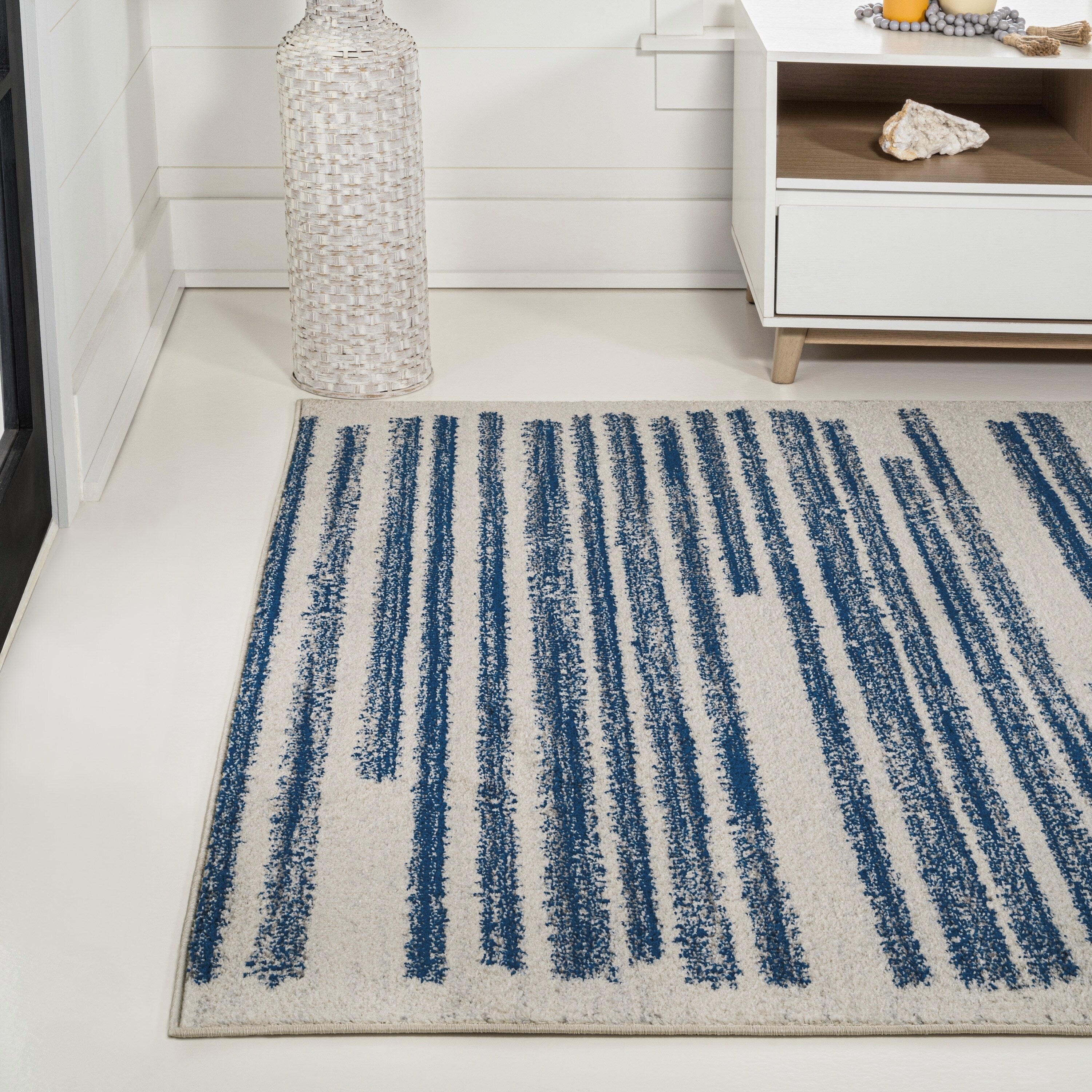 JONATHAN Y Aksil Modern Berber Stripe Area Rug