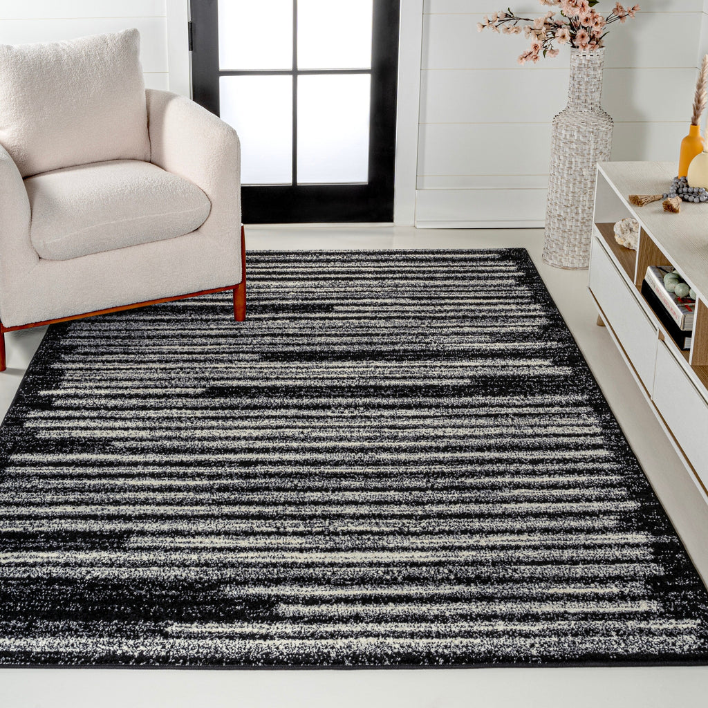 JONATHAN Y Aksil Modern Berber Stripe Area Rug