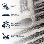 JONATHAN Y Aksil Modern Berber Stripe Area Rug