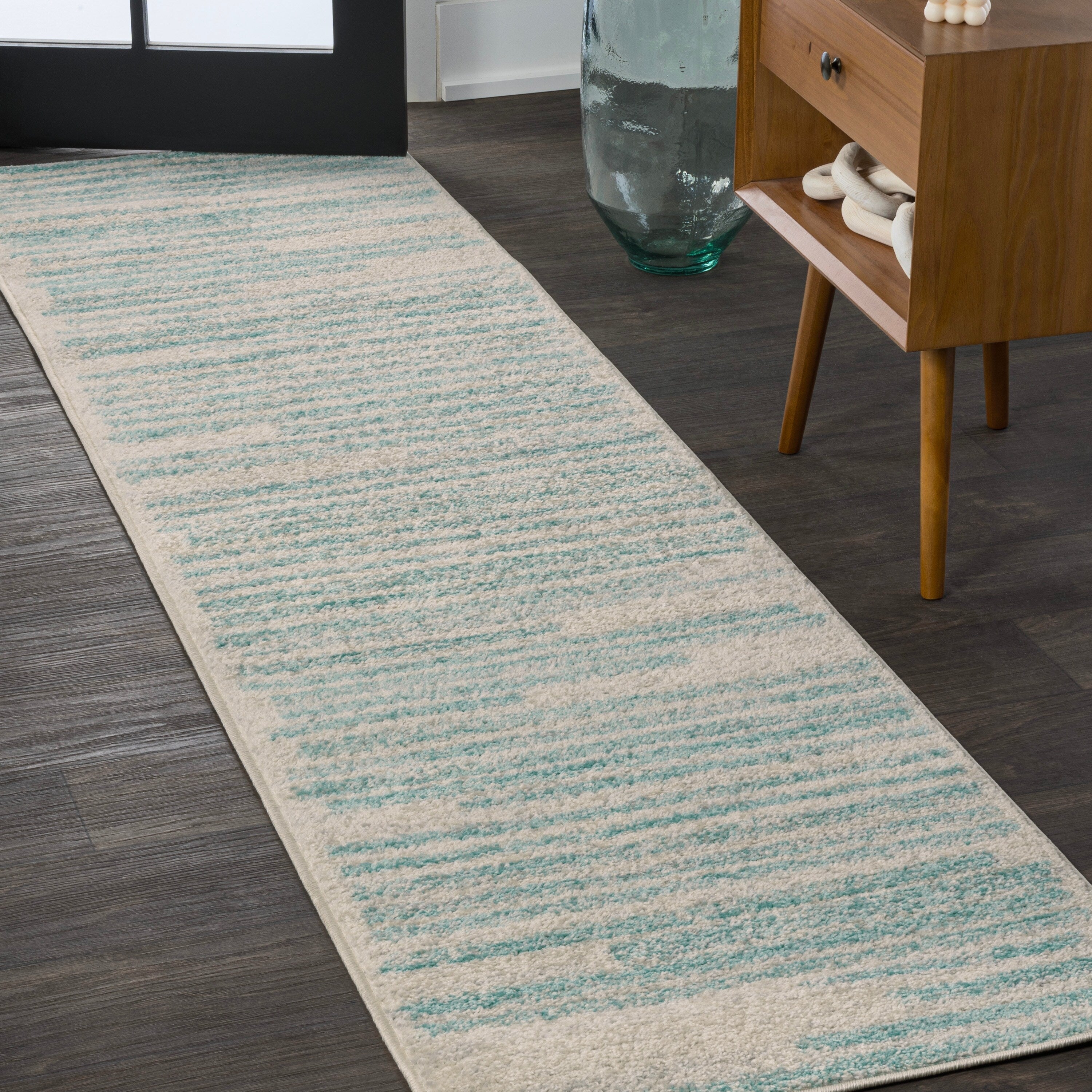 JONATHAN Y Aksil Modern Berber Stripe Area Rug