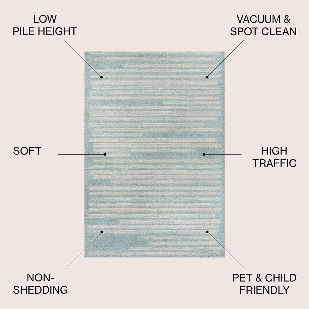 JONATHAN Y Aksil Modern Berber Stripe Area Rug