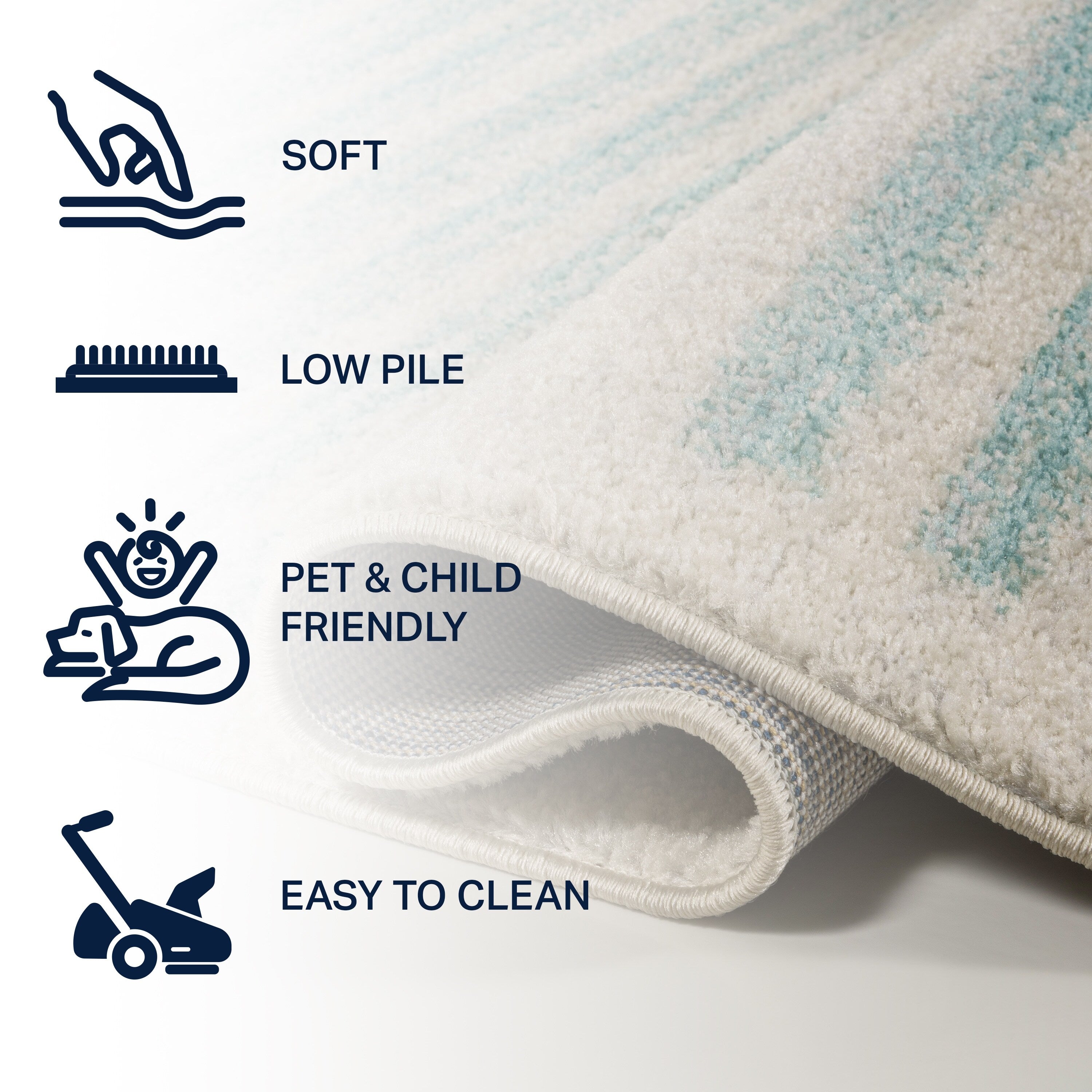 JONATHAN Y Aksil Modern Berber Stripe Area Rug