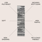 JONATHAN Y Aksil Modern Berber Stripe Area Rug