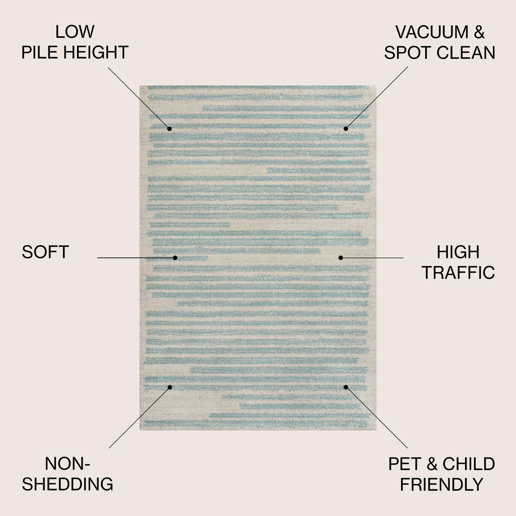 JONATHAN Y Aksil Modern Berber Stripe Area Rug