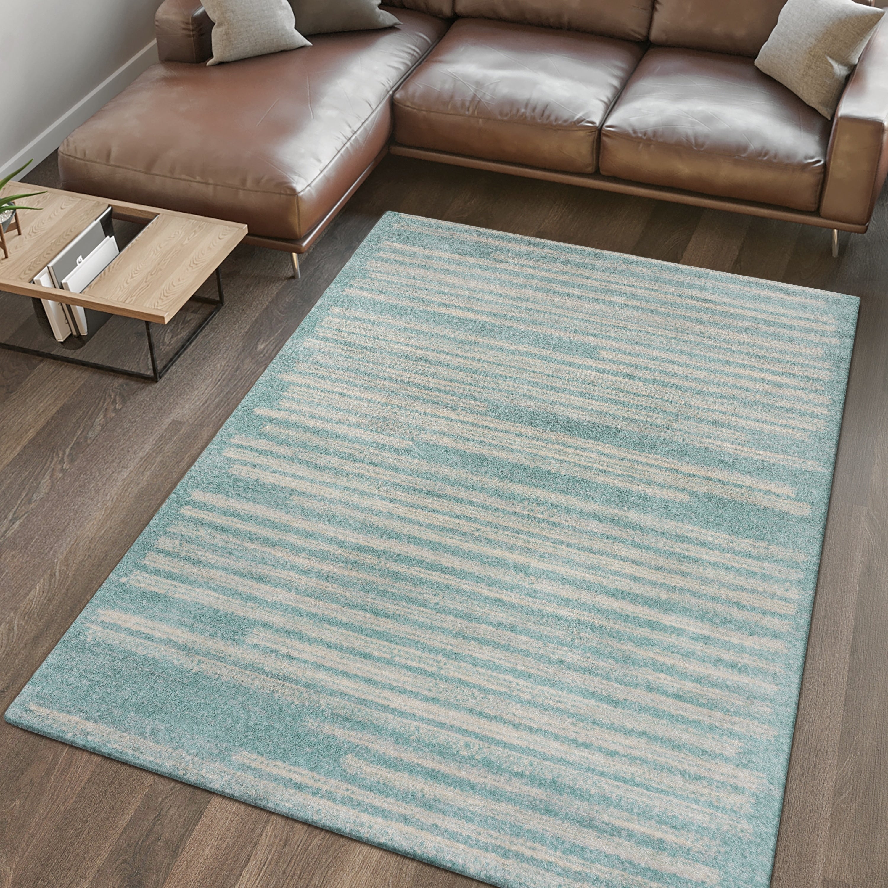 JONATHAN Y Aksil Modern Berber Stripe Area Rug