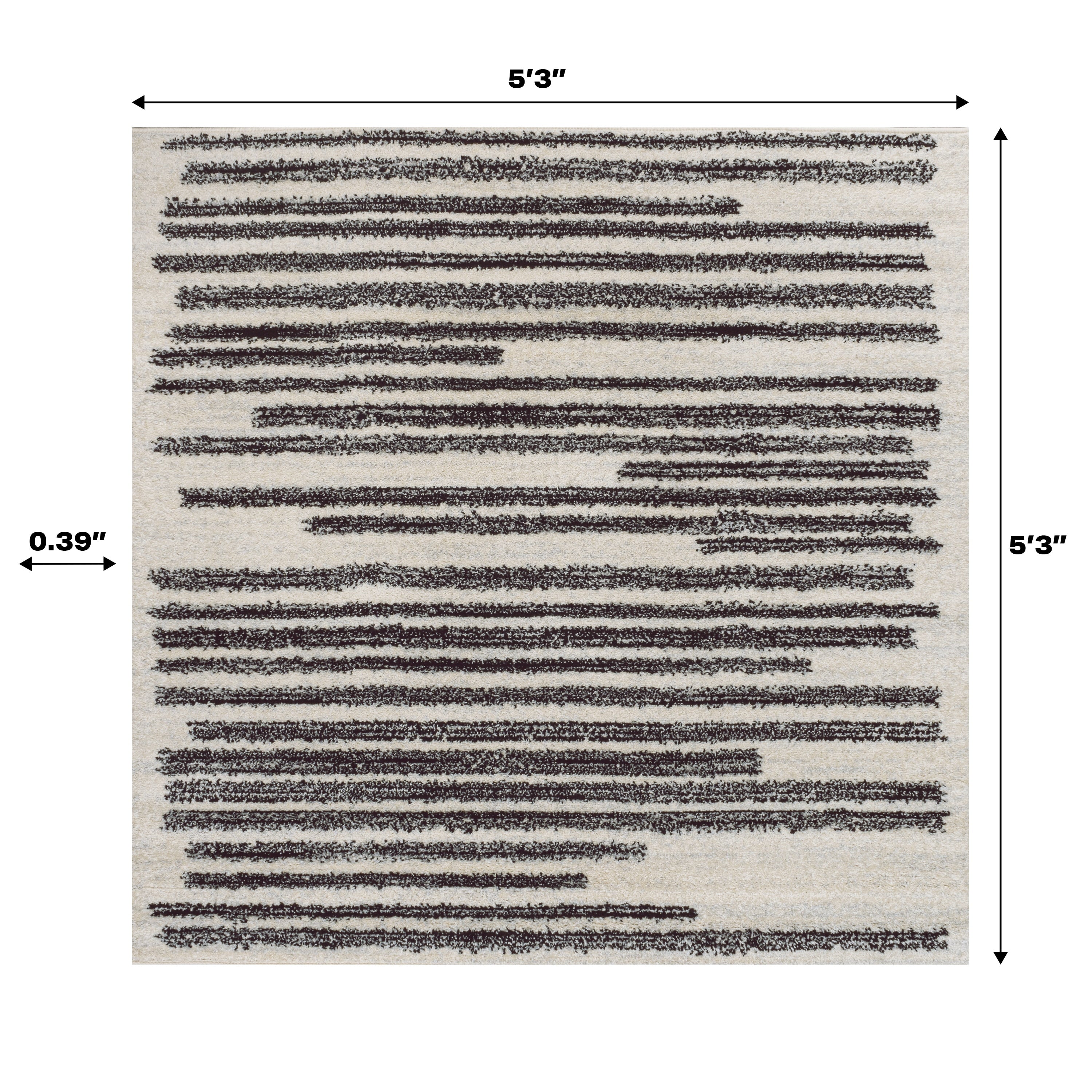 JONATHAN Y Aksil Modern Berber Stripe Area Rug