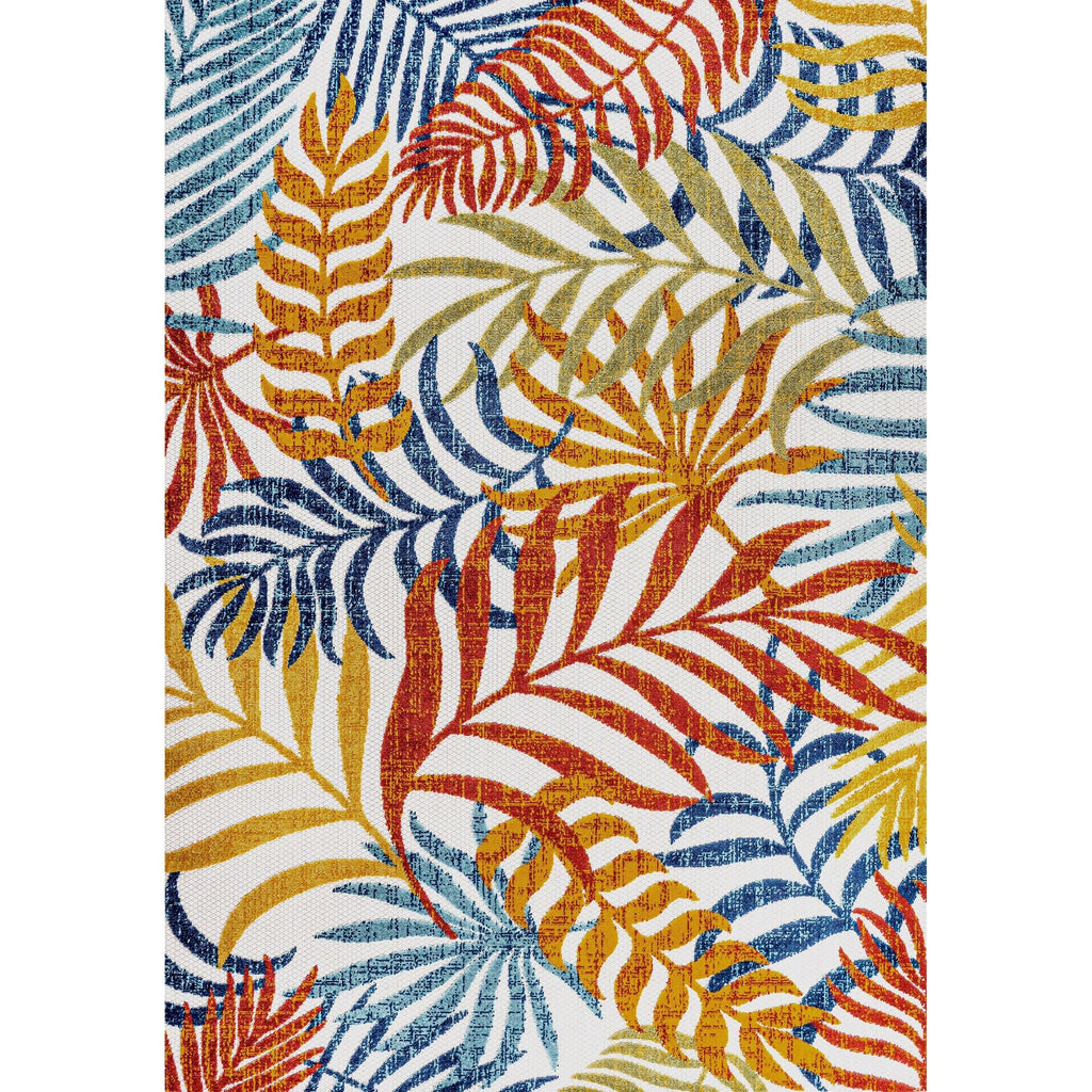 JONATHAN Y Aydin Palm Leaves Indoor/Outdoor Area Rug
