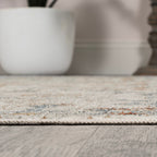 JONATHAN Y Brandy Bohemian Medallion Low-Pile Machine-Washable Cream/Terra Area Rug