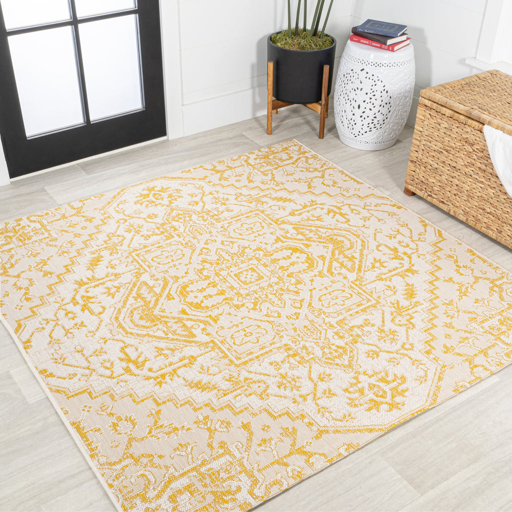 JONATHAN Y Charleston Medallion Indoor/Outdoor Area Rug