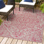 JONATHAN Y Charleston Medallion Indoor/Outdoor Area Rug
