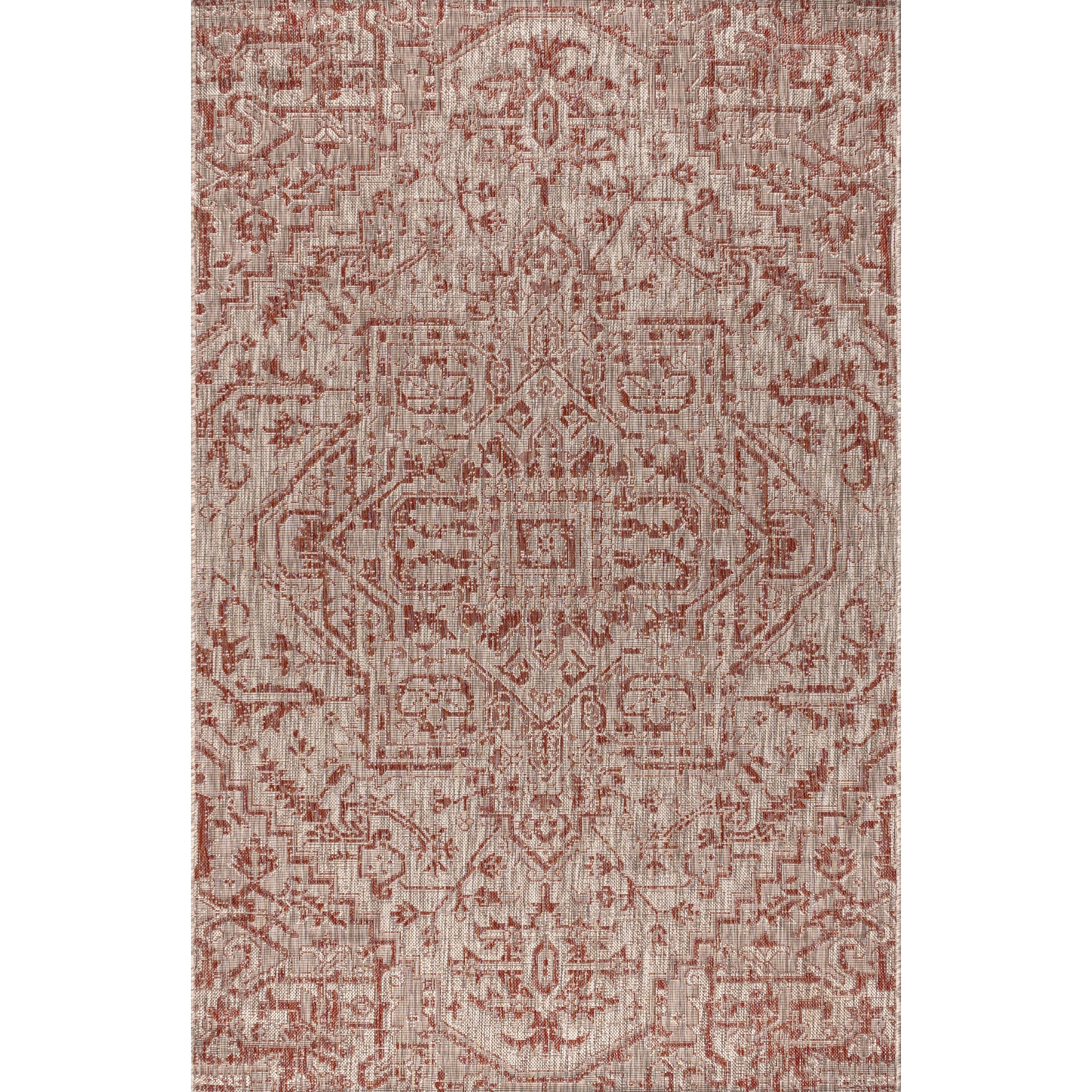 JONATHAN Y Charleston Medallion Indoor/Outdoor Area Rug