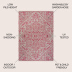 JONATHAN Y Charleston Medallion Indoor/Outdoor Area Rug